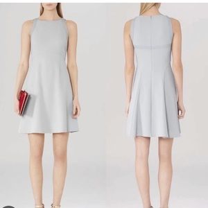 REISS Blue Pebble Trim Detail Blair Dress size 2